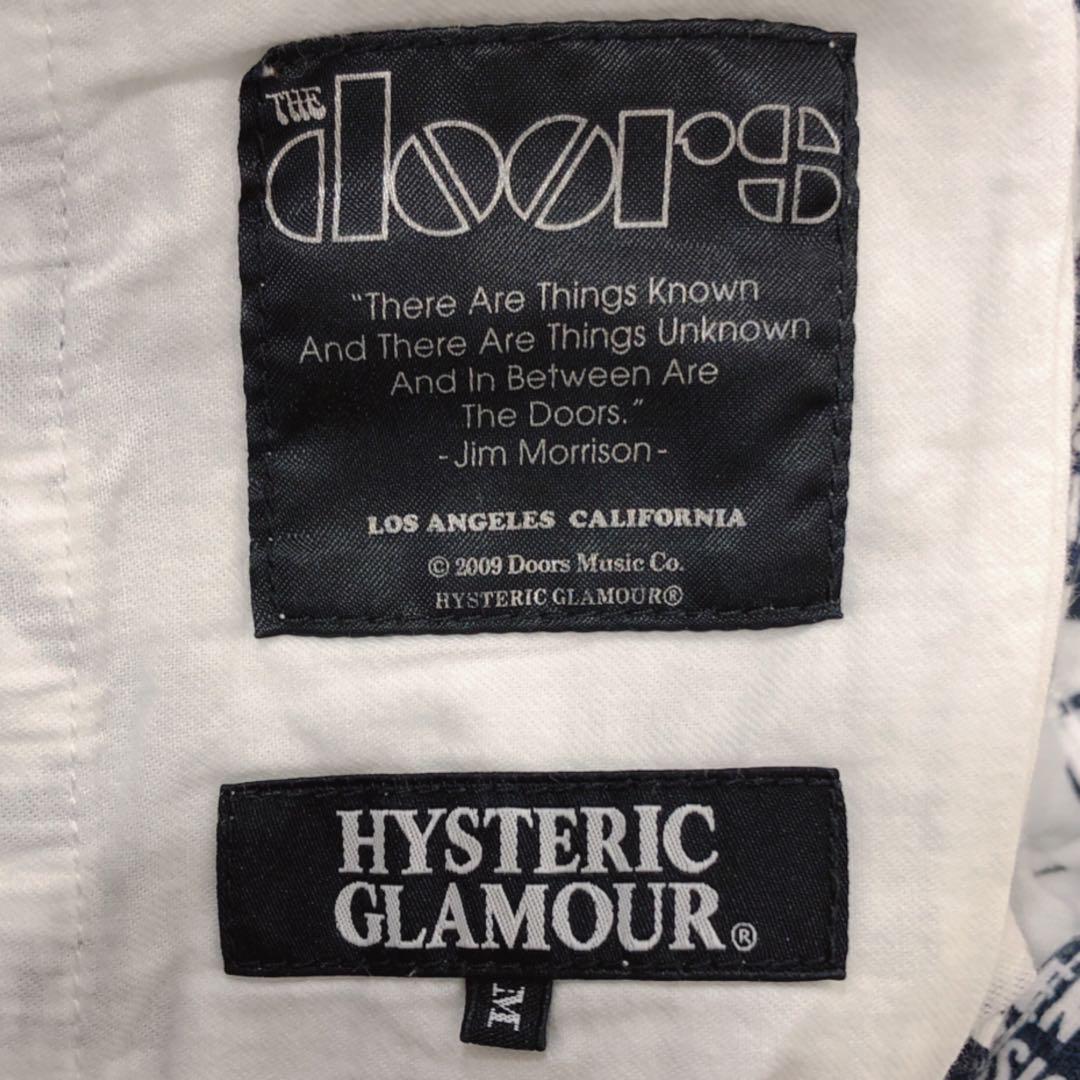 HYSTERIC GLAMOUR　doors ジムモリソン　 総柄バンド　パンツ