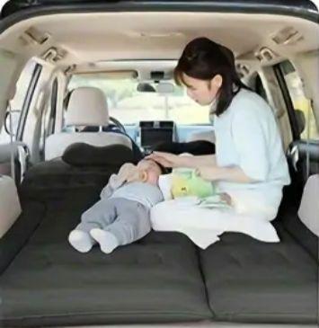 新品✨️ 車中泊 キャンプ/ピクニック用インフレータブルマットレス 黒