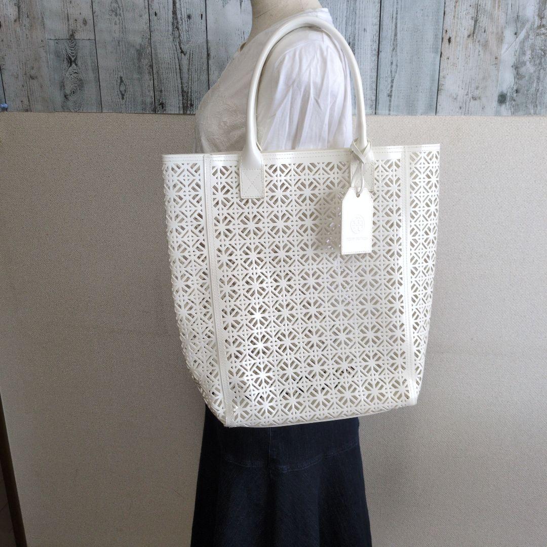 ✿未使用✿TORY BURCH ホワイト トートバッグ