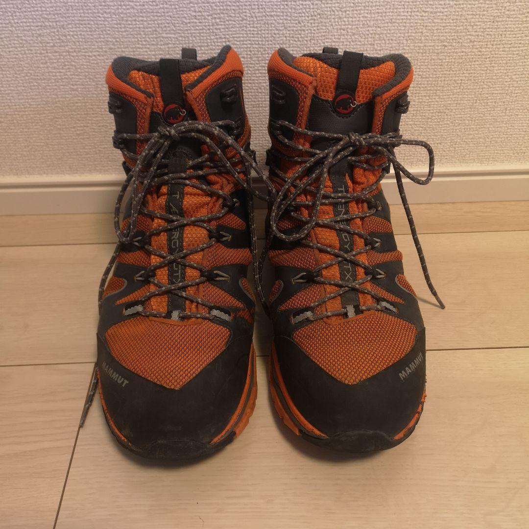 MAMMUT マムート 登山靴 26.5㎝ UK 8 US 9 オレンジ