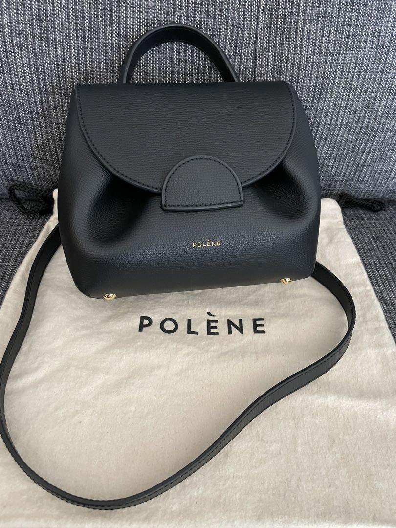半額以下で買えるクーポン特集 美品 POLENE ポレーヌ ヌメロアンナノ ナンバーワンナノ バッグ