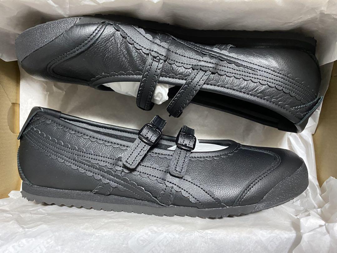 オニツカタイガー メキシコ66 TGRS ブラック バレエシューズ