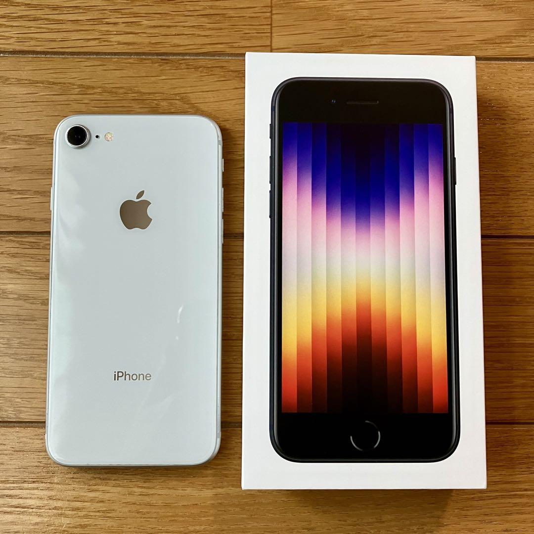 超美品 iPhone8 256GB ホワイト SIMフリー ジャンク品 携帯電話本体