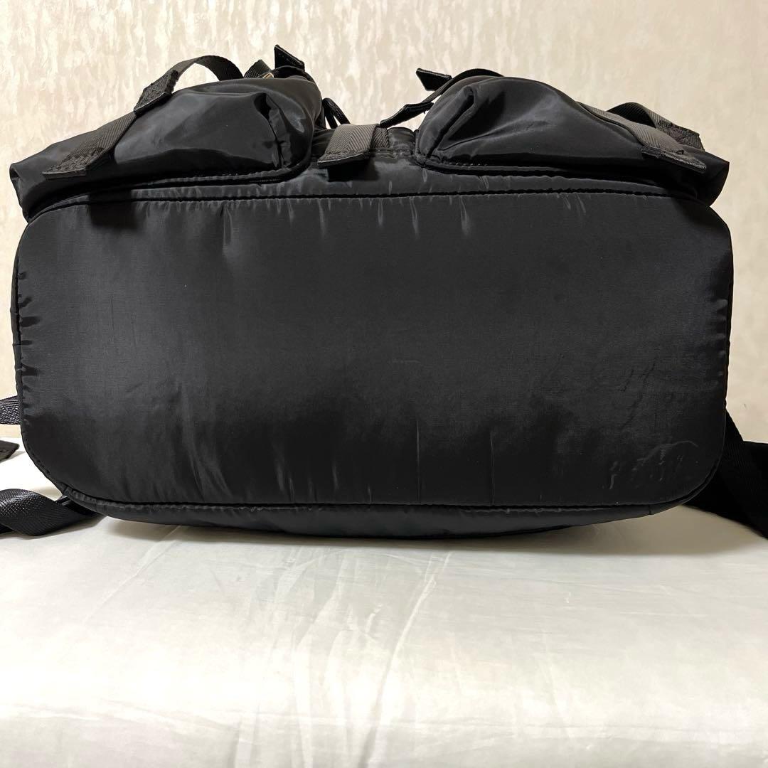 ♡美品♡Casselini キャセリーニ リボンバックパック リュック 黒