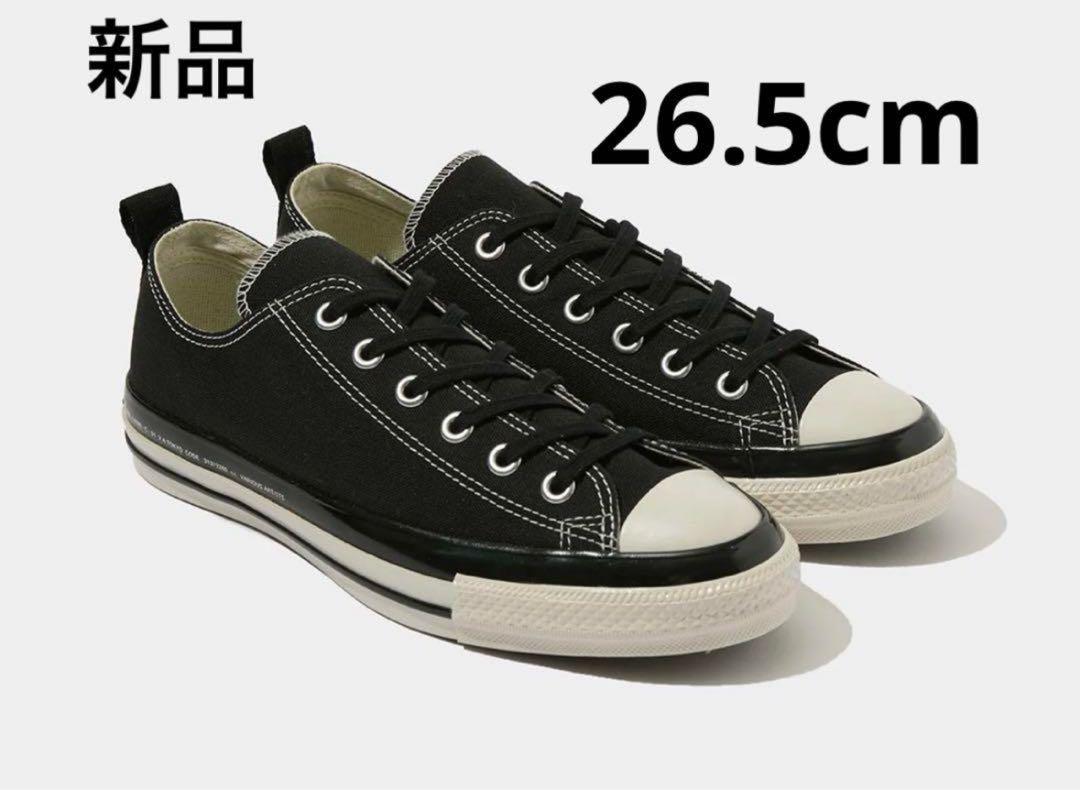 新品 CONVERSE ALL STAR OX BLACK V.A.