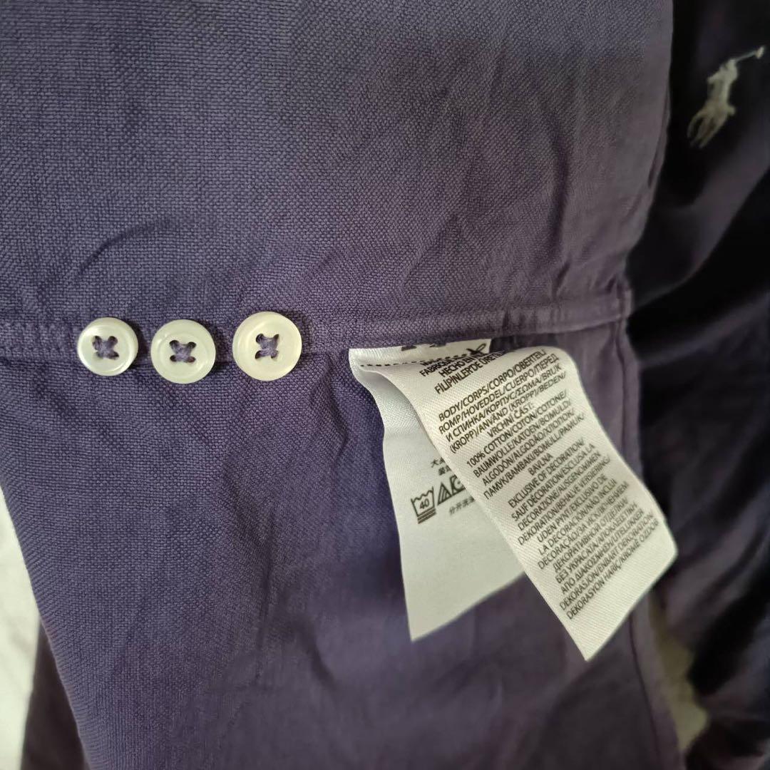 ラルフローレン BDシャツ ボタンダウン 長袖 刺繍ロゴ 現行 2XL
