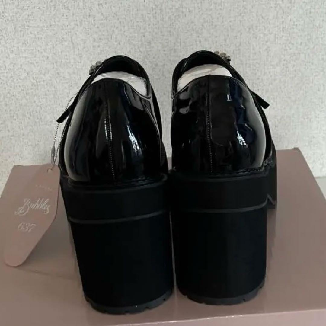BUBBLESダブルバックル厚底シューズ⭐︎新品未使用品