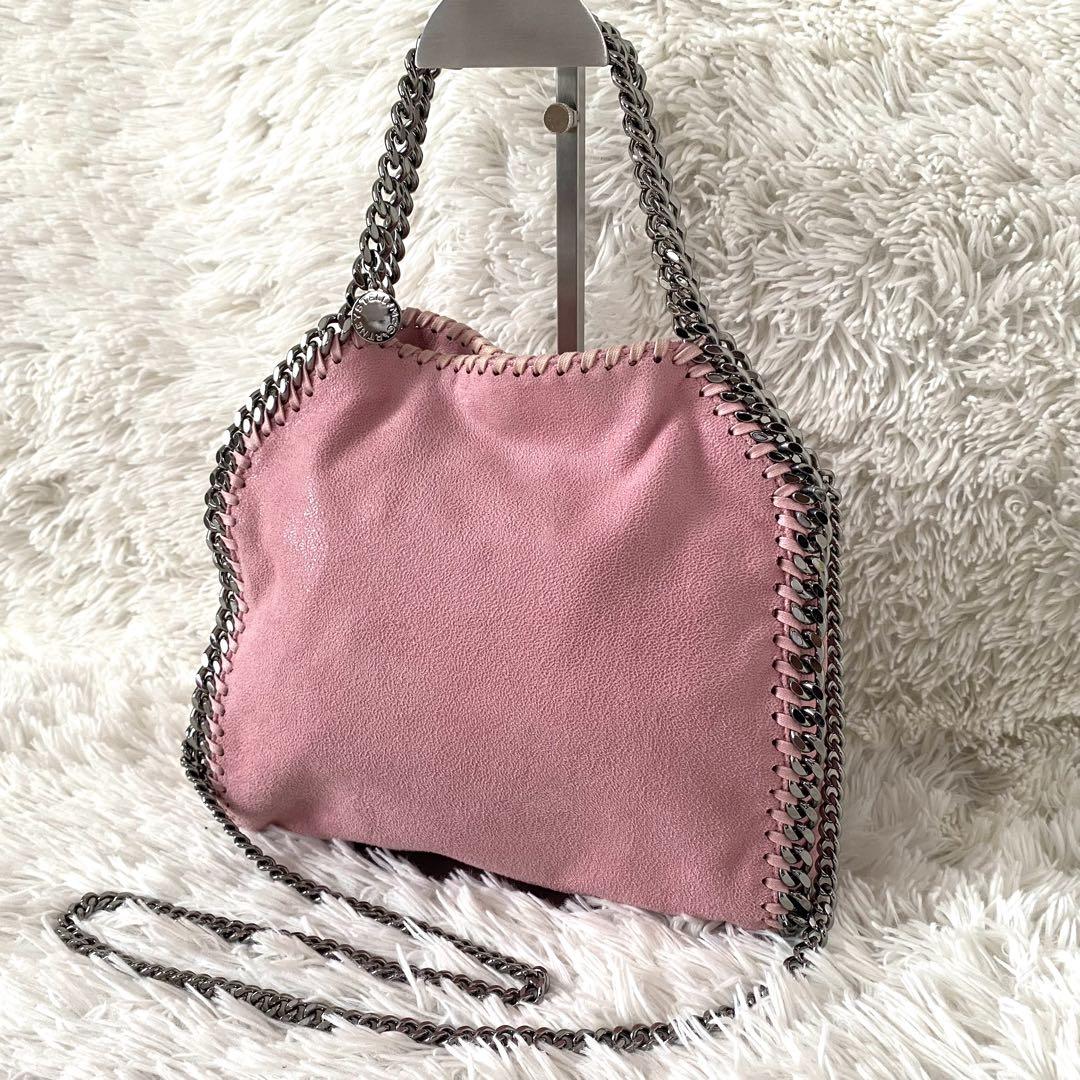 【極美品】ステラマッカートニー ファラベラ 2way ショルダーバッグ ピンク