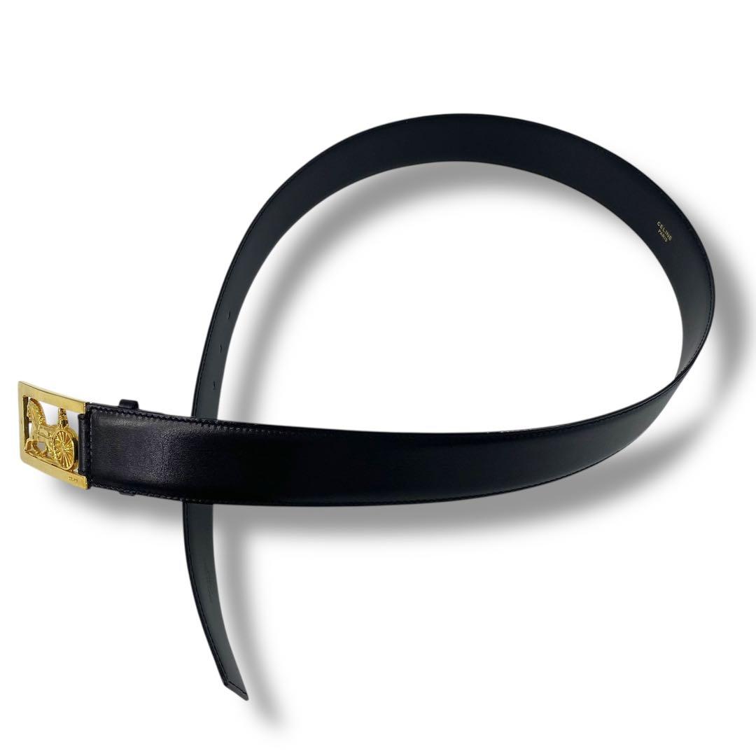 小物 Vintage Celine Gold Carriage Buckle Belt Vintage Celine Gold Carriage Buckle Belt - メルカリ