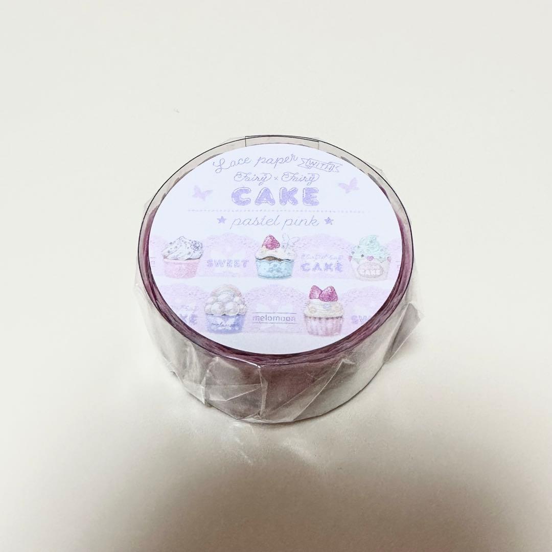 14周年記念イベントが melomoon マスキングテープ Fairy CAKE ピンク