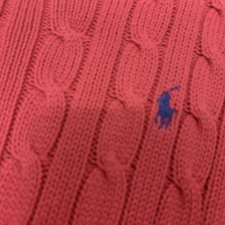 在庫格安 定番 ポロラルフローレン セーター ピンク M14P9-m90341257776 Ralph Lauren 新品爆買い