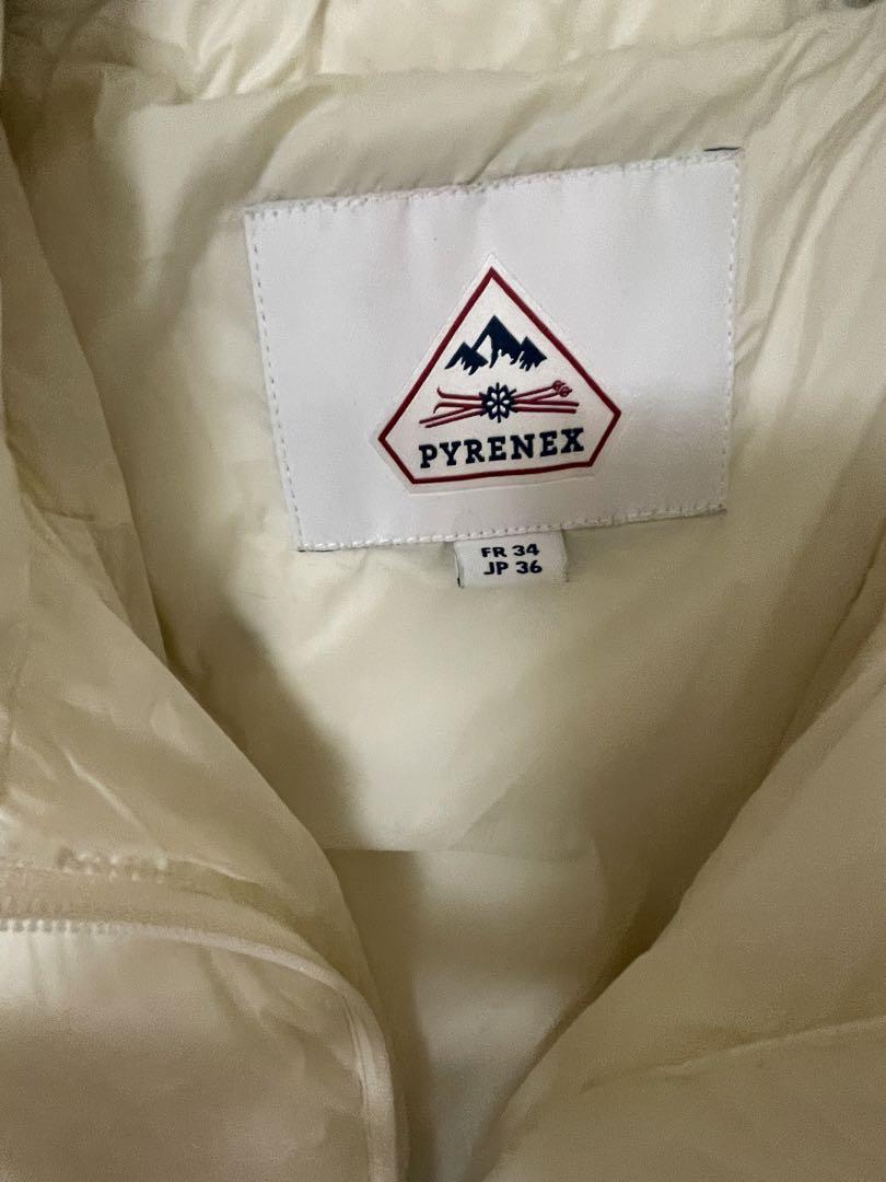 PYRENEX ピレネックス ダウン ロング ホワイト 36号