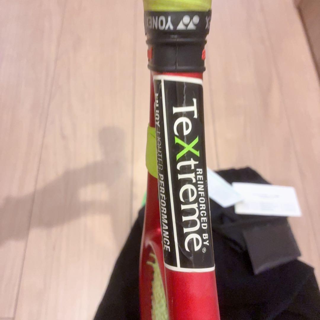 Prince テキストレート 赤 ラケット - メルカリ