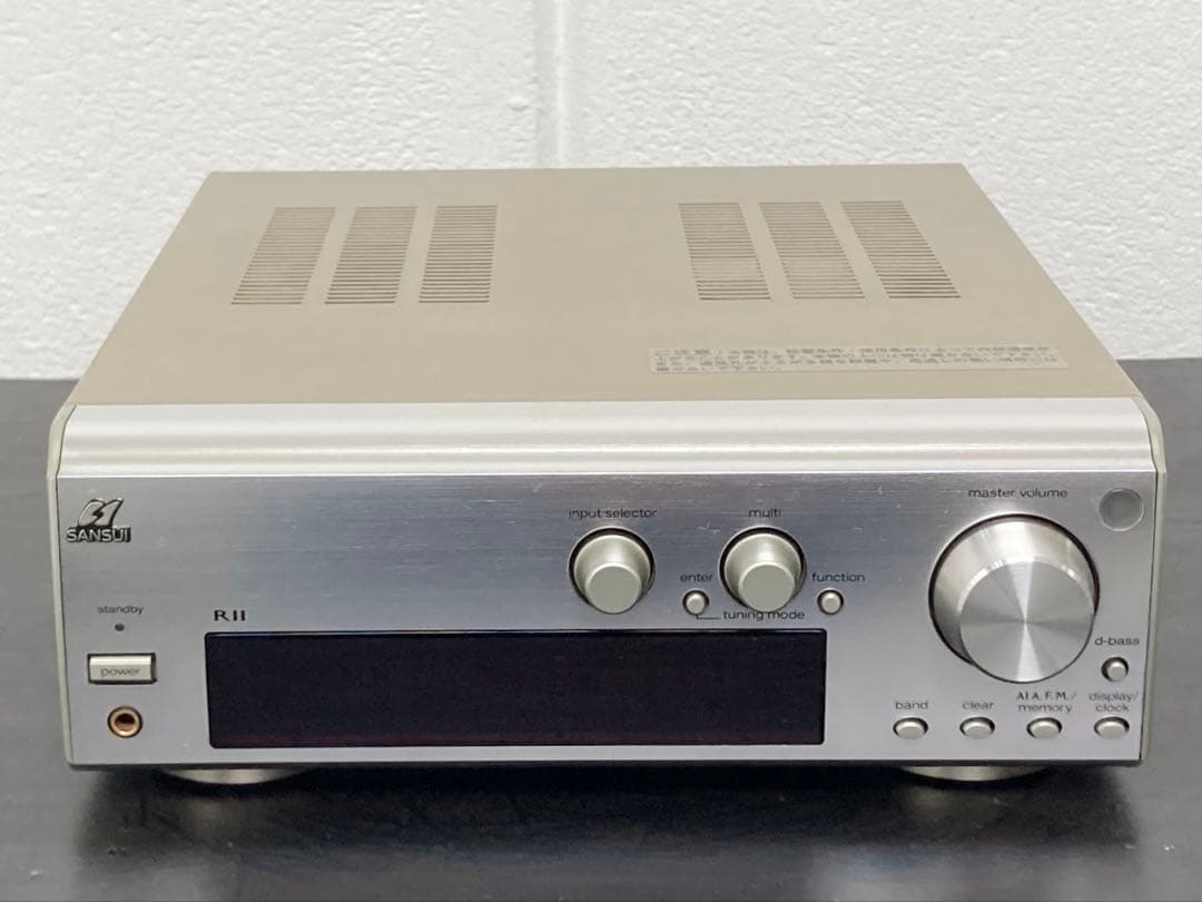 美品 SANSUI チューナーアンプ R11 音質良好 サンスイ 日本製 美品 SANSUI チューナーアンプ R11 音質良好 サンスイ 日本製