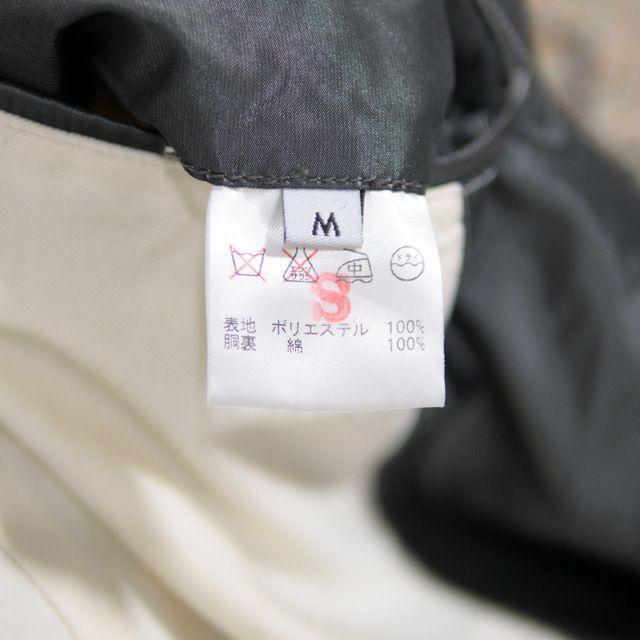 美品 エストネーション ステンカラー コート チャコールグレー M 比翼ボタン