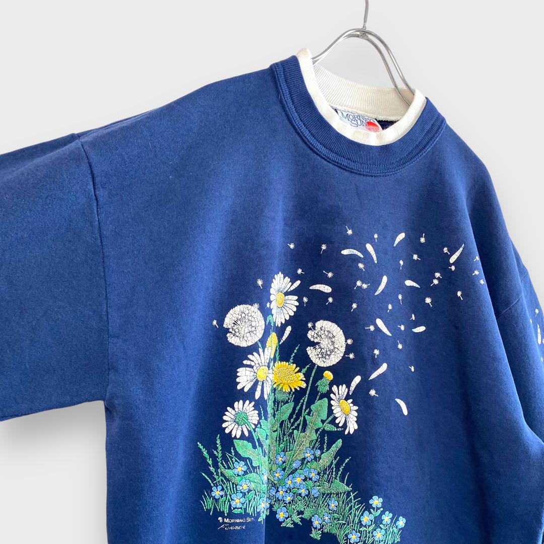 3点¥10,000 ビンテージ 古着 卸 レトロ 80's 花柄スウェット