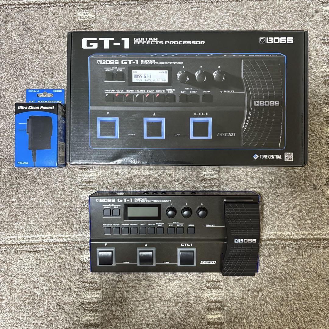 BOSS GT-1 【箱・説明書付き】 BOSS GT-1 マルチエフェクター 箱・説明書・アダプター付き