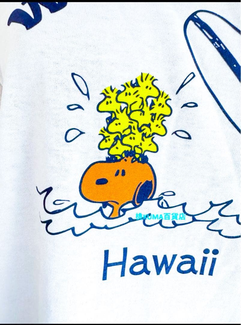 【新品】スヌーピー TEE モニホノルル ハワイ Tシャツ サーフィン L