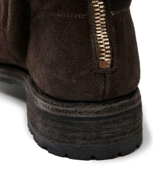 UNDERCOVER GUIDI ホースレザーバックジップブーツ 42 ブラウン