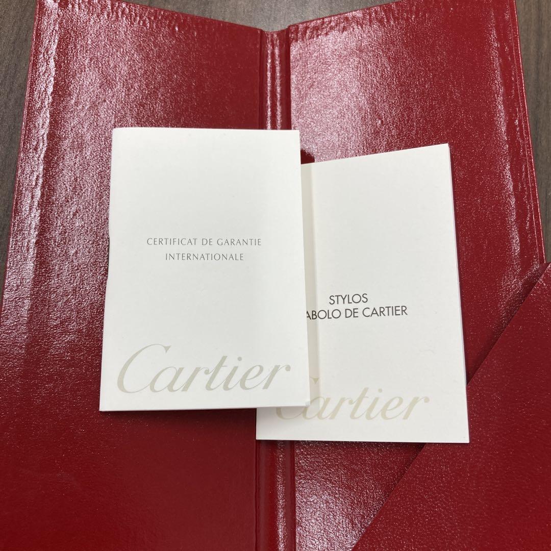 美品 カルティエ Cartier 万年筆 ディアボロドゥカルティエ ペン先k18