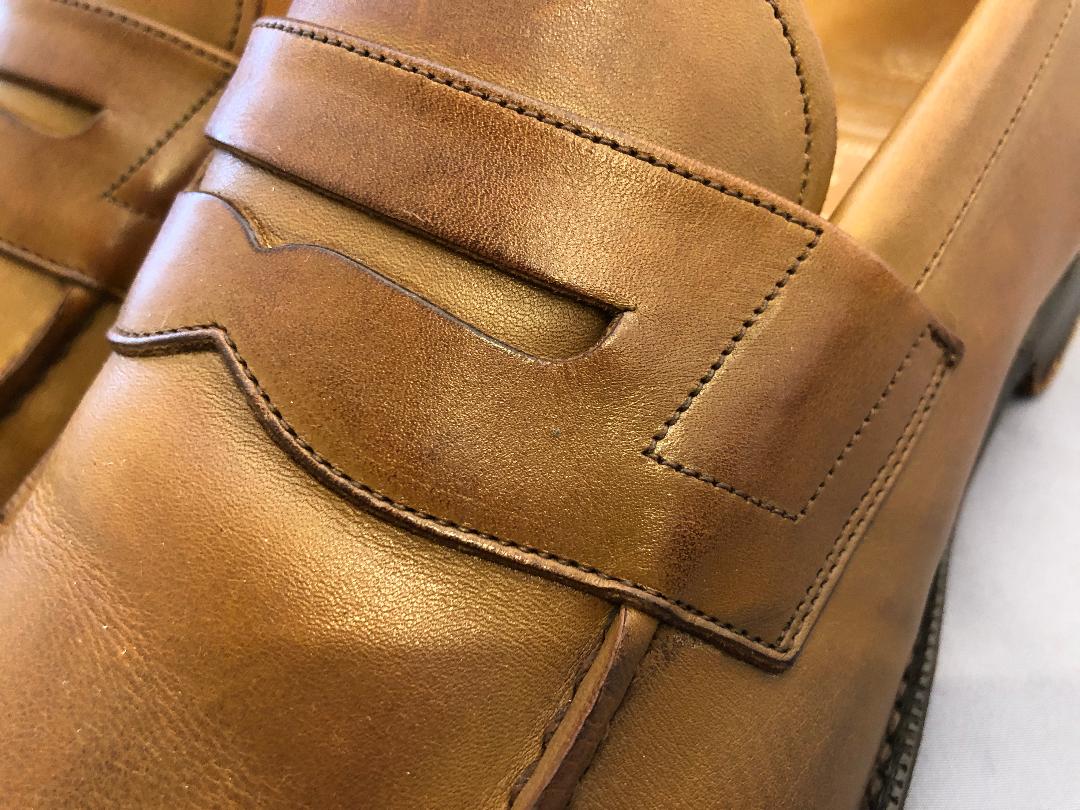 日本製好評 英国製靴チャーチChurchs101F大人のサドルローファーWesley CbTik-m90353377380 超歓迎お得