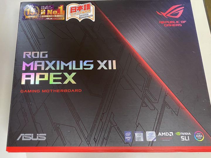 Intel i9 10900k とROG MAXIMUS XII APEXセット