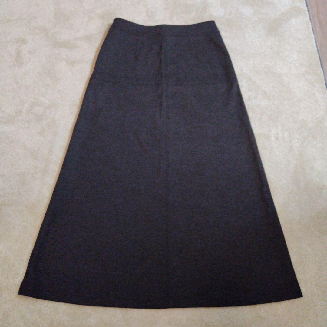 セオリーリュクス ロングスカート 36 チャコールメランジ セオリーリュクス ロングスカート 36 チャコールメランジ