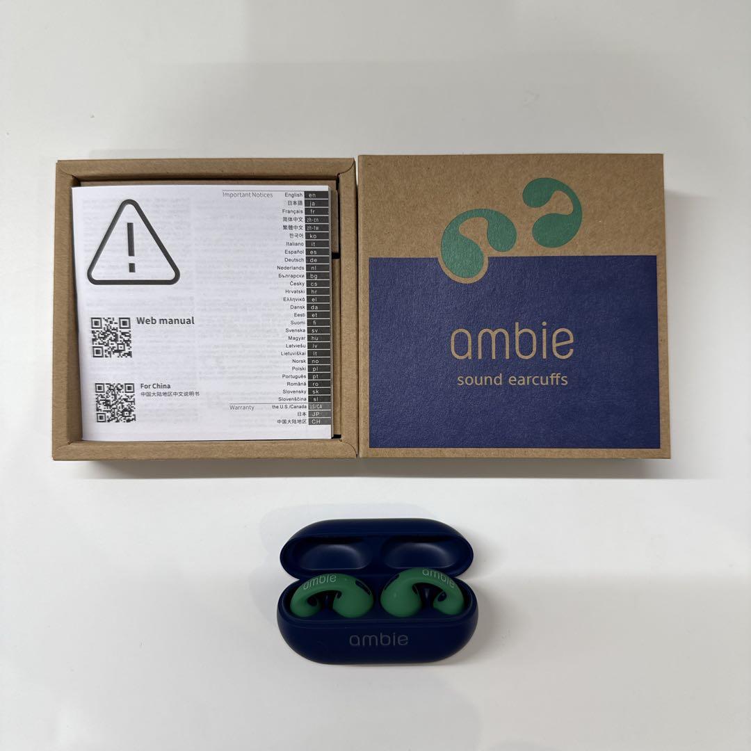 ambie sound earcuffs ネイビー