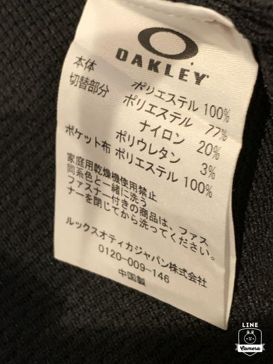 ミニマルか▌ オークリー ブラック サイズM 新品 S5Zn9-m90357371521 OAKLEY ジャケット パーカー ニットプロ