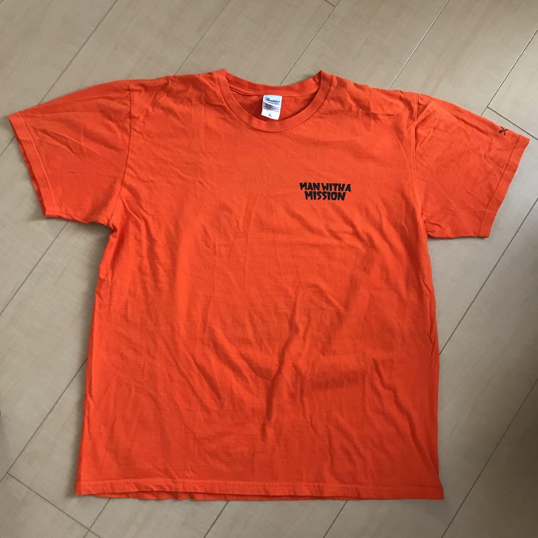 激レア初期ロゴ Tシャツ マンウィズ タナパイ オレンジ マン