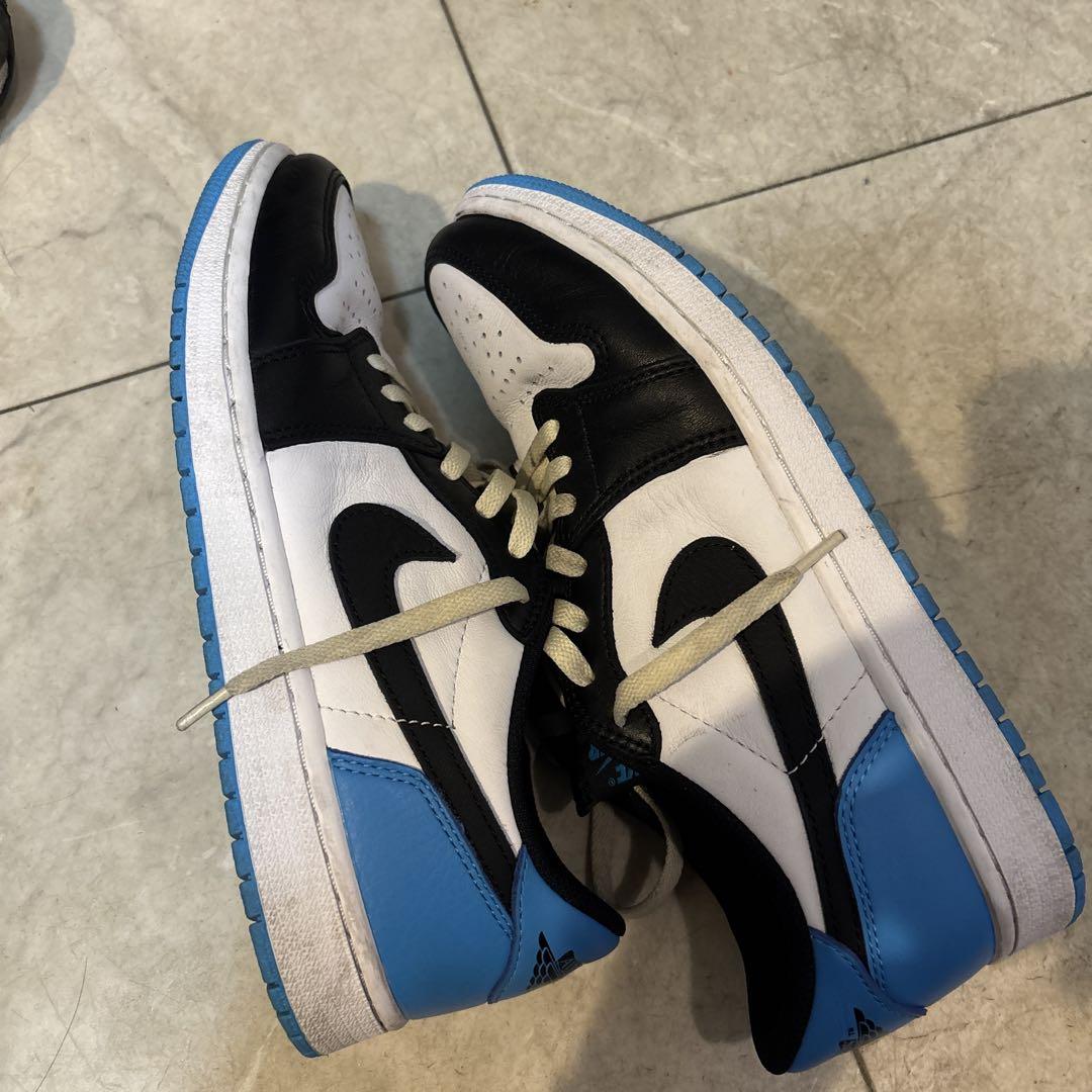 Nike Air Jordan 1 Low ホワイト/ブラック/ブルー