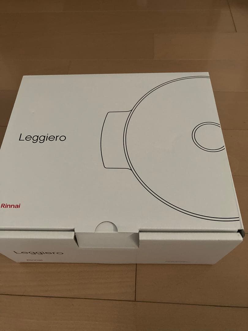 リンナイ　無水調理鍋　Leggiero(レジェロ) 22cm　白【新品】