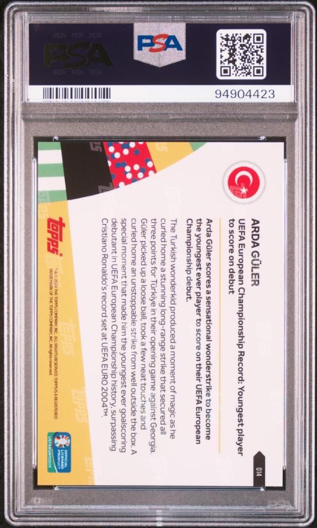 アルダ・ギュレル (Arda Guler) PSA 10 ルーキーカード アルダ・ギュレル (Arda Guler) PSA 10 ルーキーカード