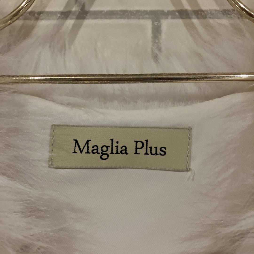 ❤️新品❤️定価22,000円❣️Maglia Plus エコファーホワイト