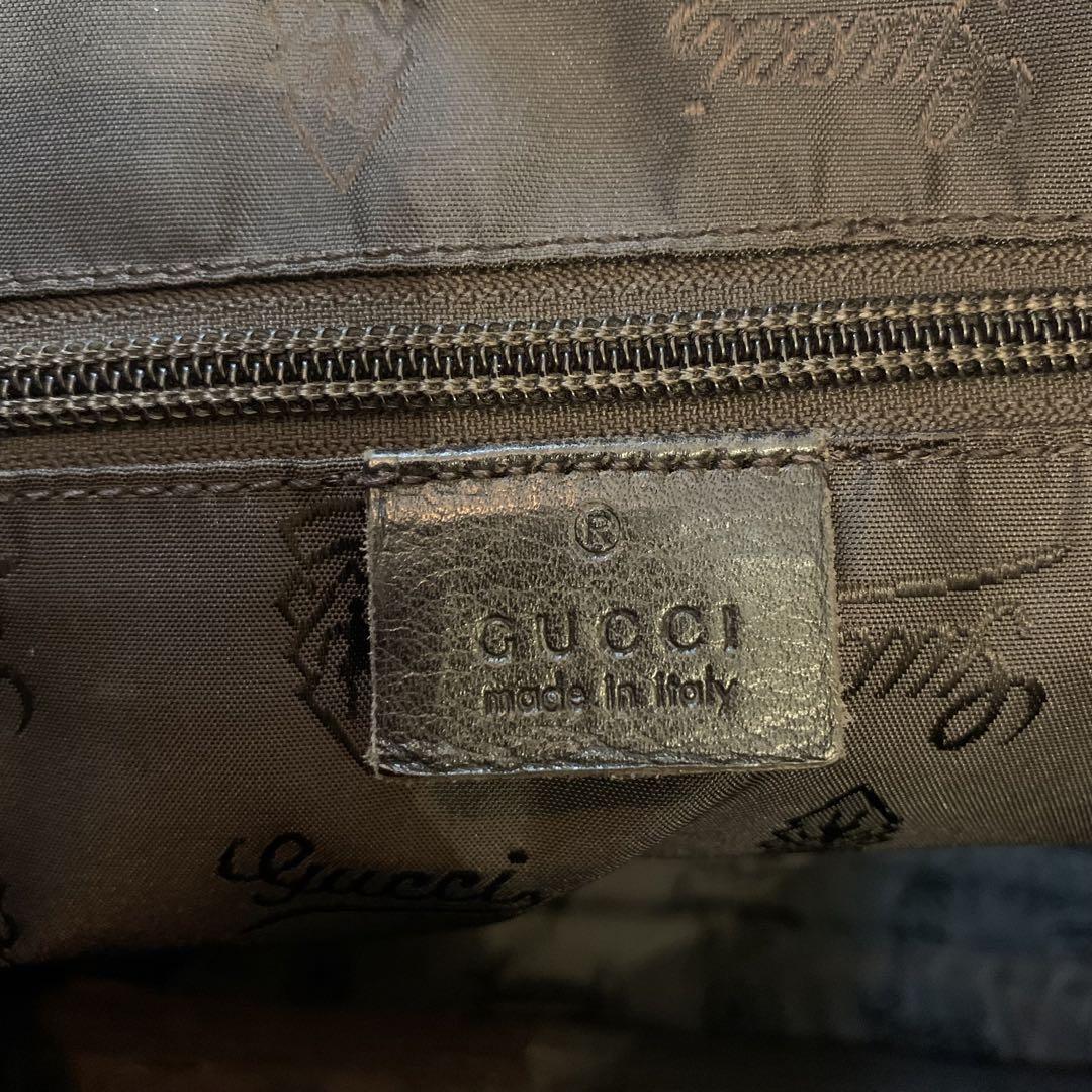 GUCCI グッチ シマ ビジネスバッグ レザー 201480 ブラック