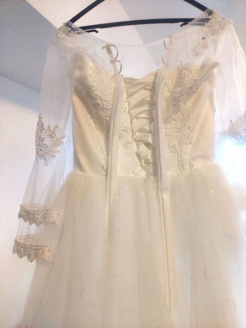 刺繍 ウェディングドレスM