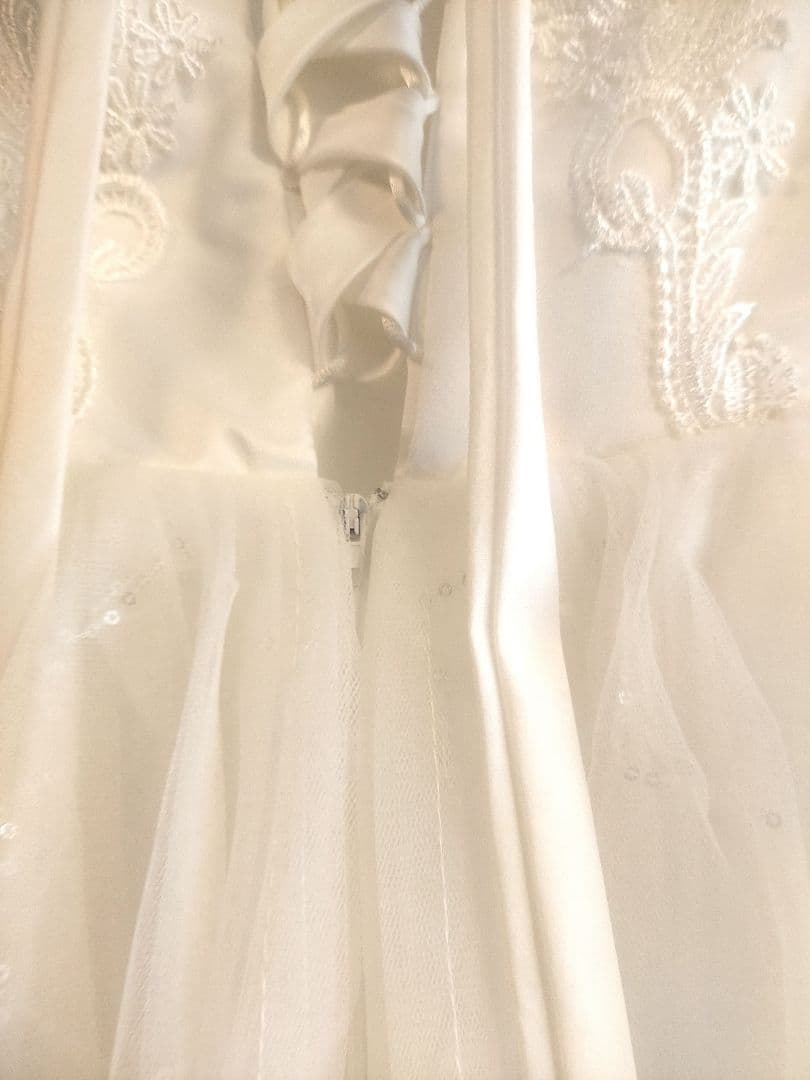 刺繍 ウェディングドレスM