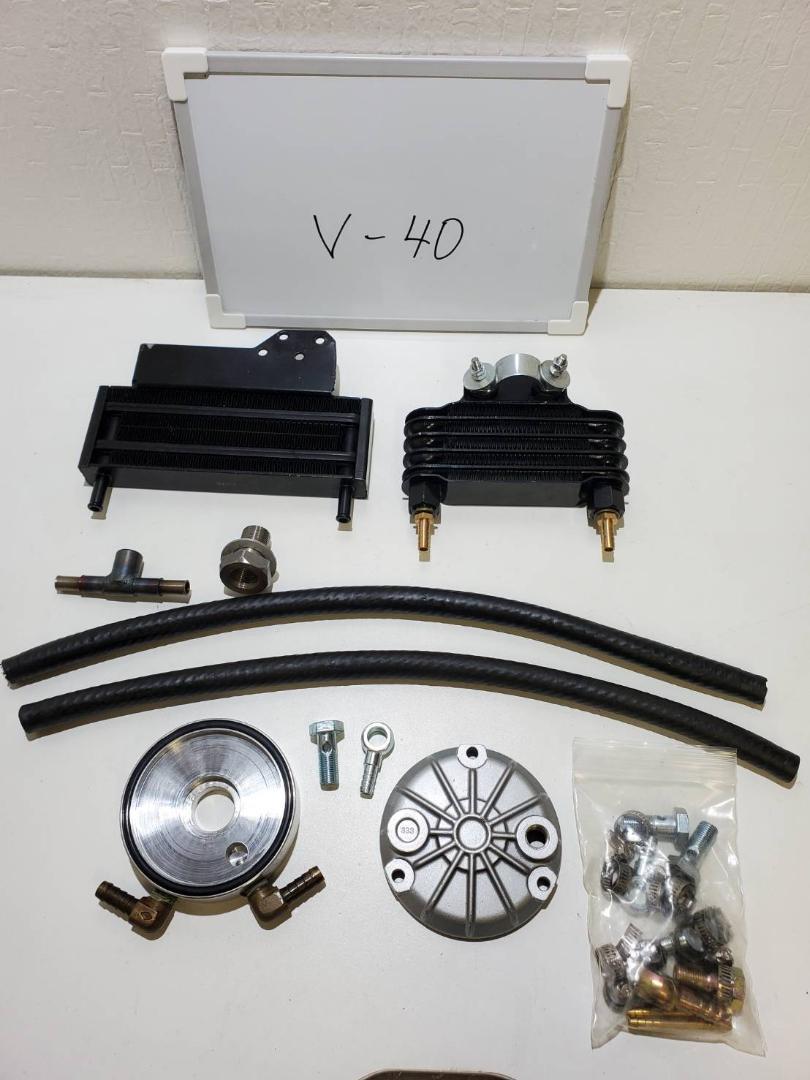 V-40.当時物 ロックハートオイルクーラー 倉庫保管品 新品未使用