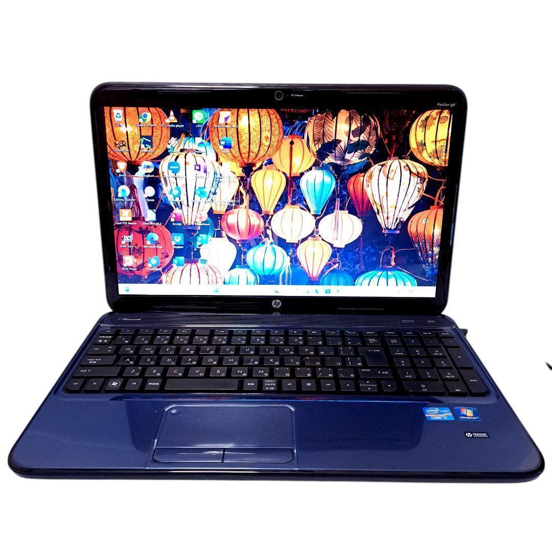 驚速 ノートパソコン hp Windows11 オフィス i7 16GB