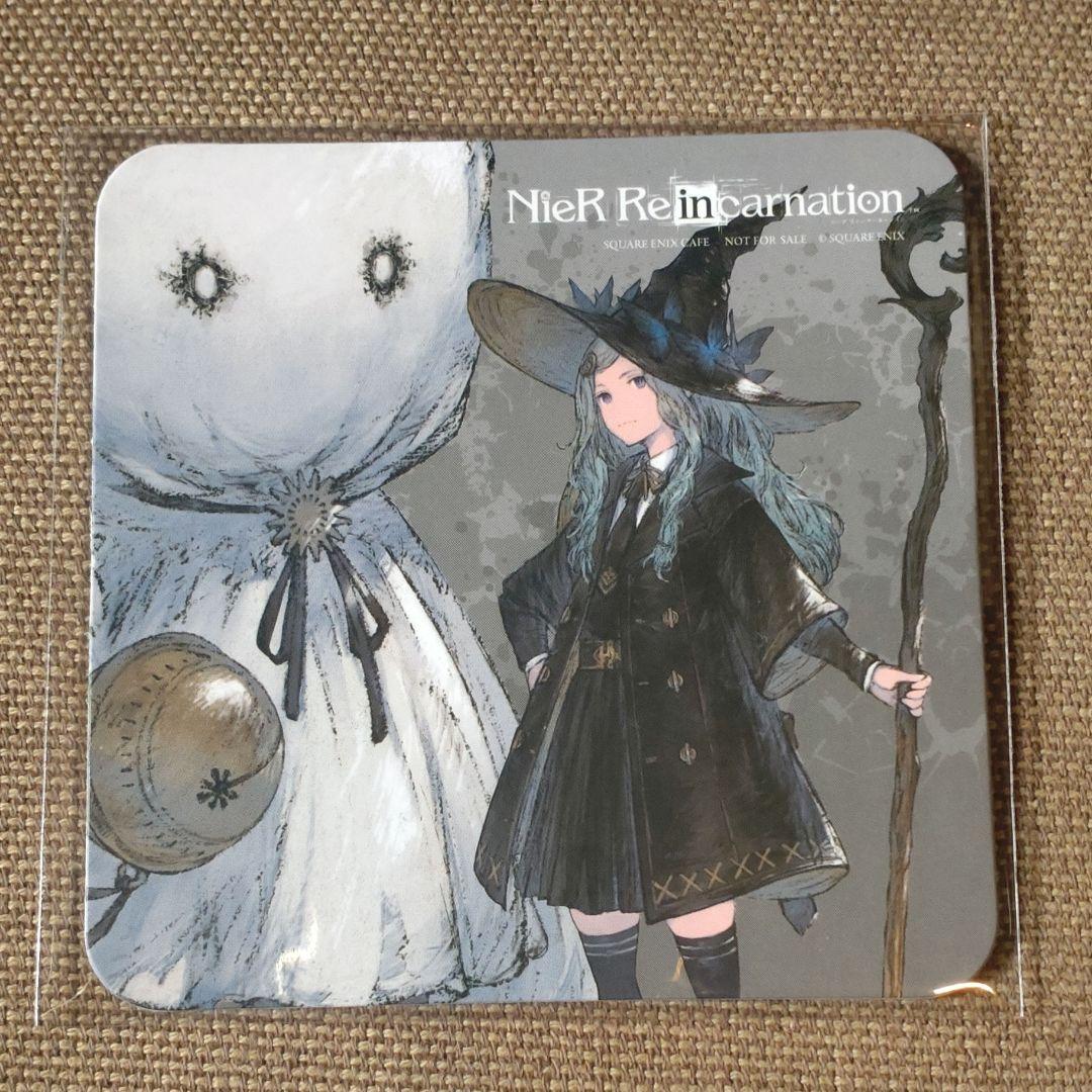 スクエニカフェ NieR シリーズ コースター サリュ&プリエ - メルカリ