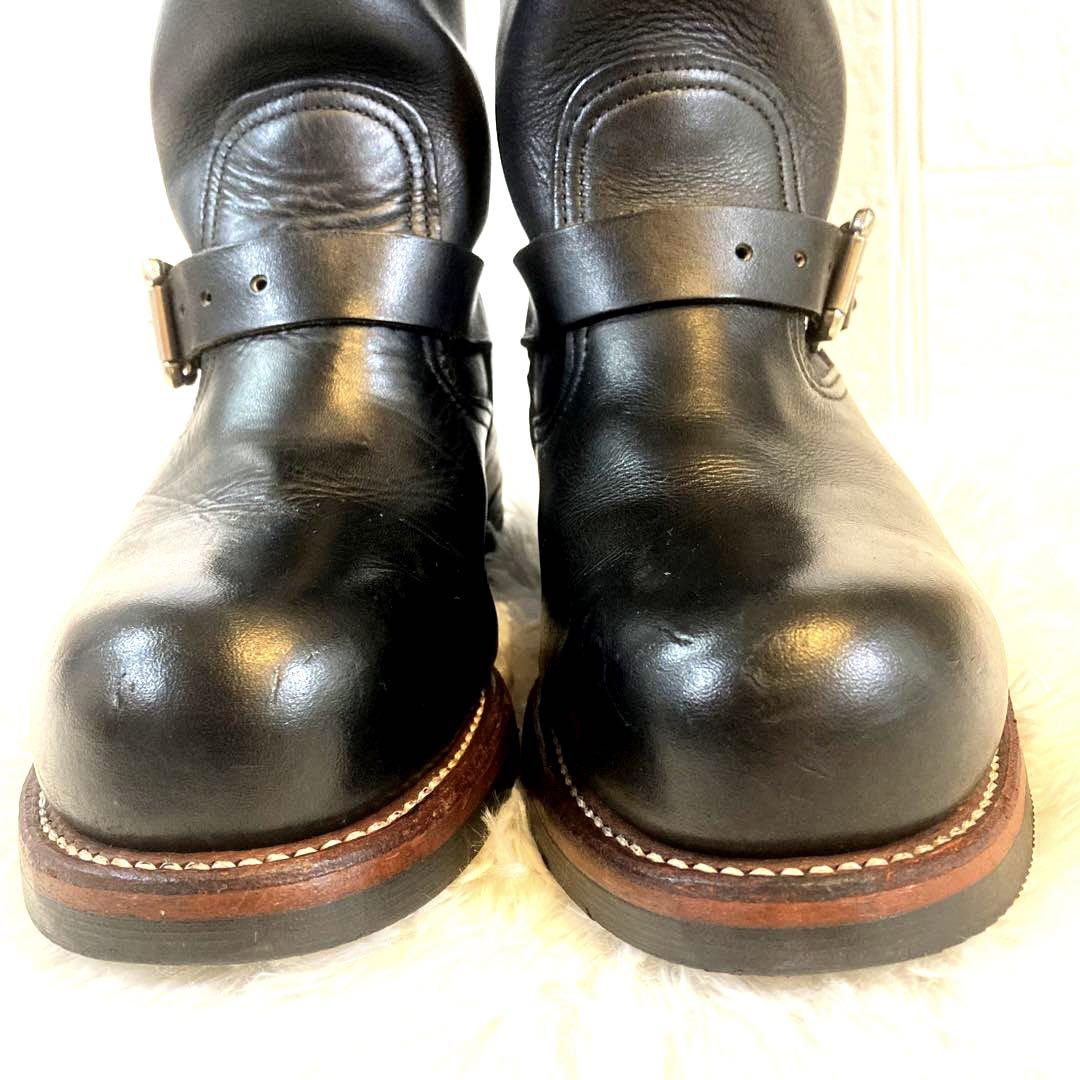 ビンテージ90's○CHIPPEWAスチールトゥエンジニアブーツ黒size 7