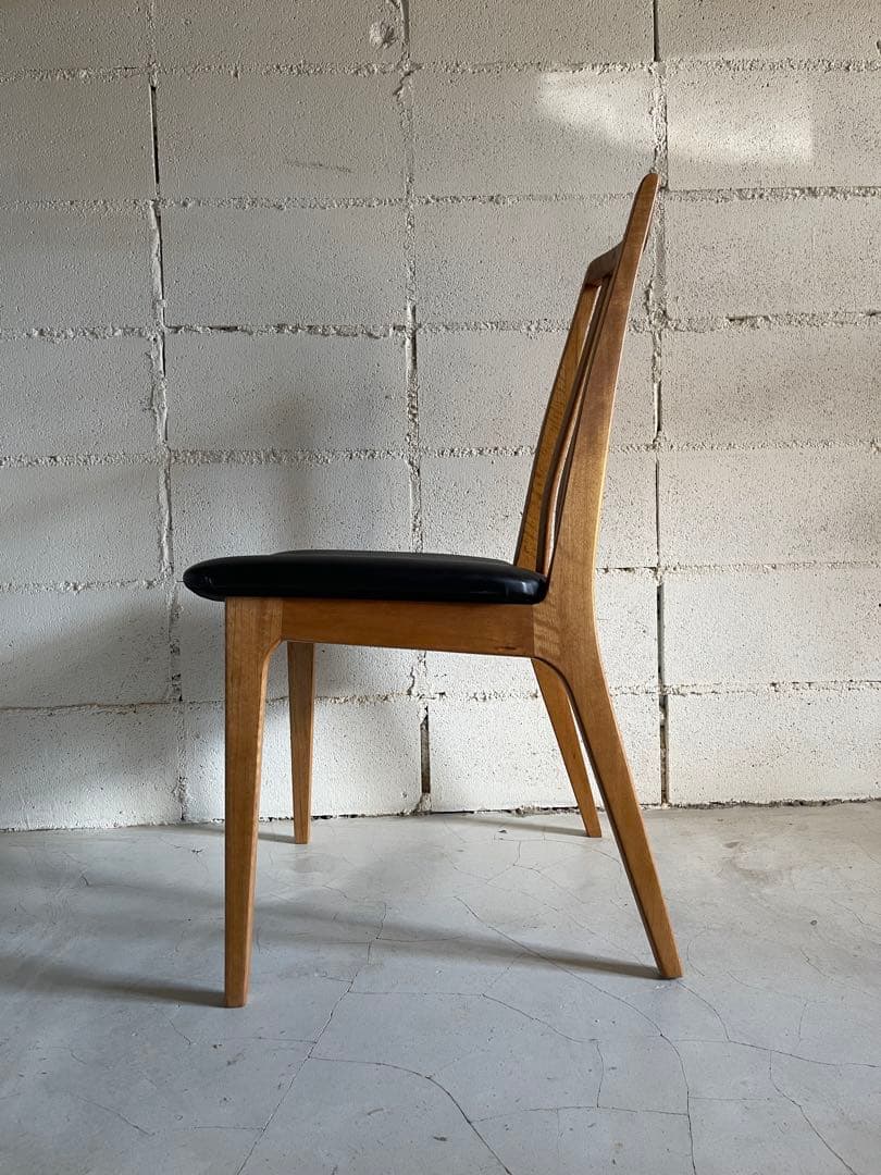 BOSCO ボスコ ダイニングチェア 5脚セット 北欧 合皮レザー 朝日木材