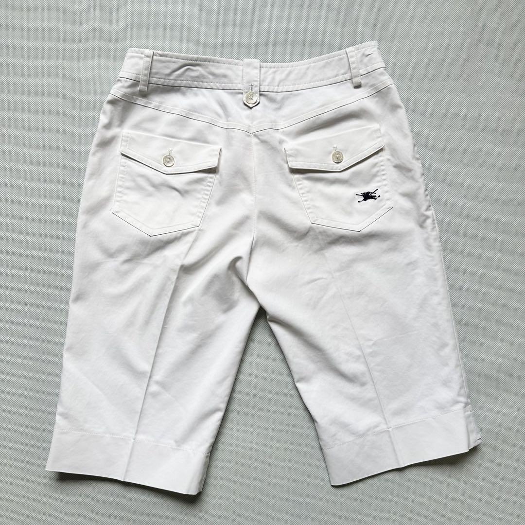 BURBERRY GOLF ショートパンツ 白 ノバチェック 9 M バーバリー