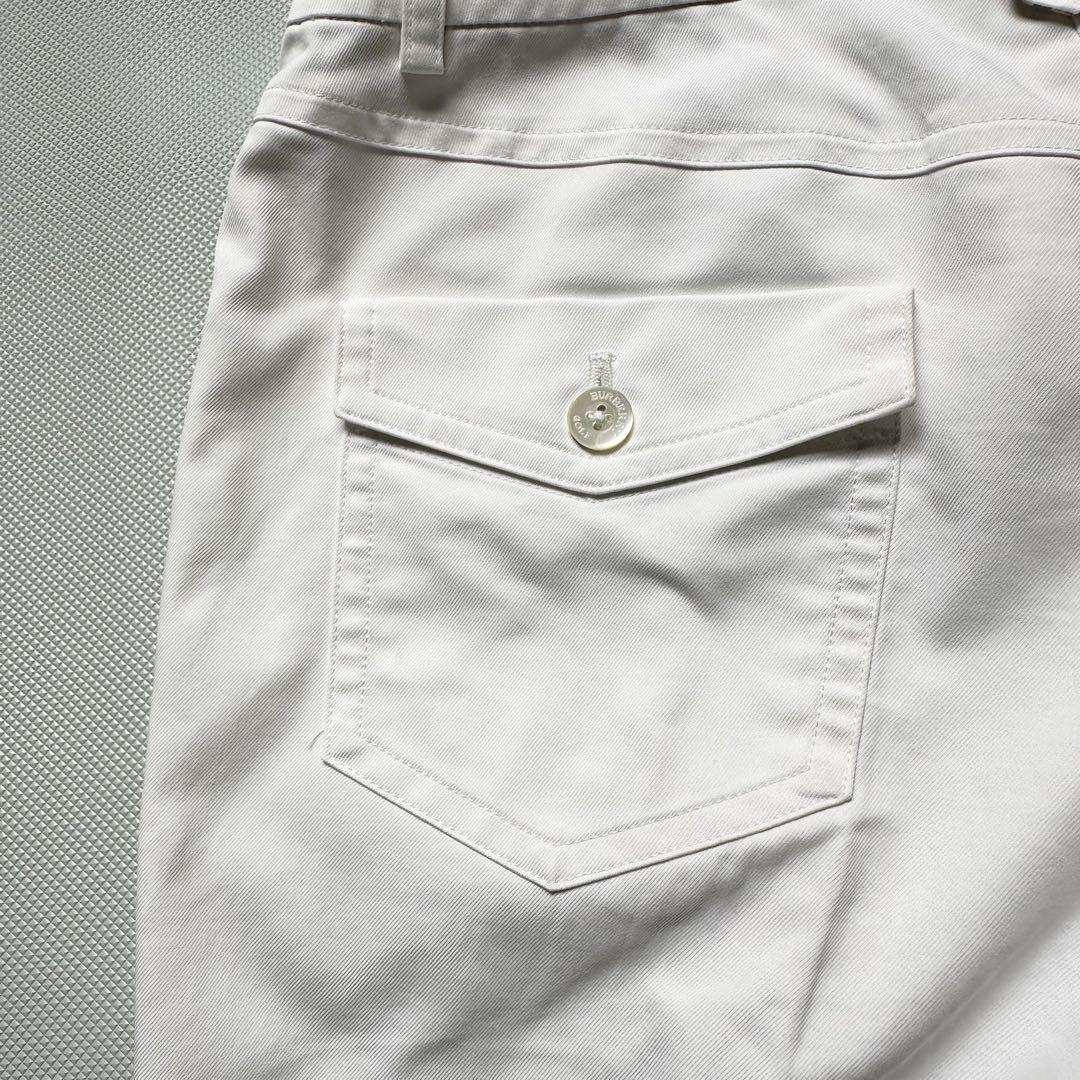 BURBERRY GOLF ショートパンツ 白 ノバチェック 9 M バーバリー