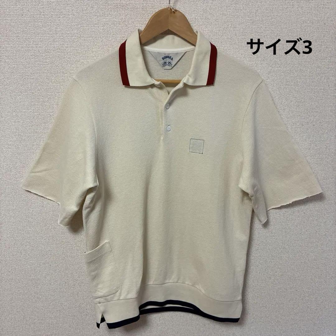 ラスト価格❗️SUNSEA TENNIS POLI サイズ3 美品 タグ有