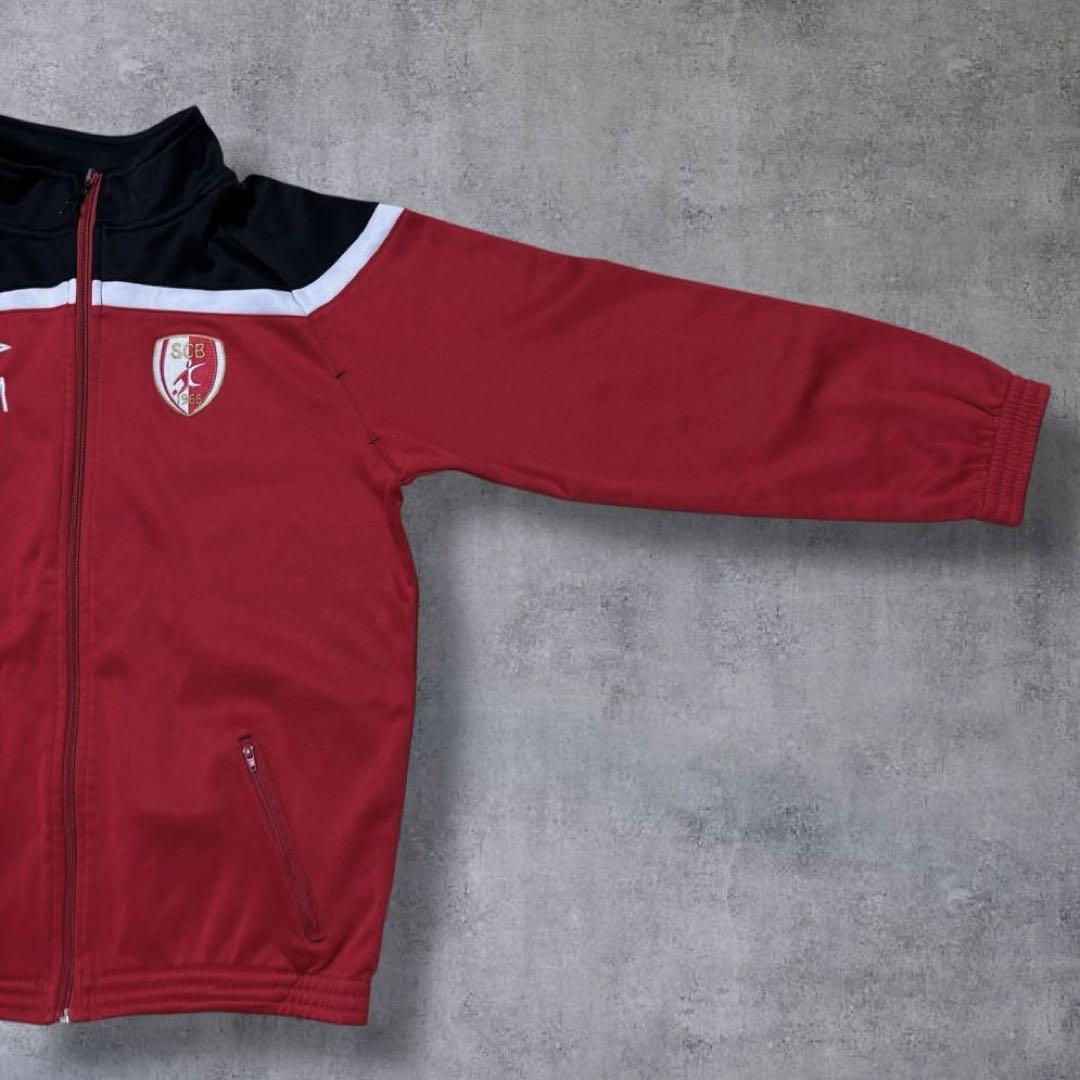 【即購入OK】UMBRO トラックジャケット　サイズM レッド アンブロ アウター ジャケット 赤 レッド スポーツ ジャージ