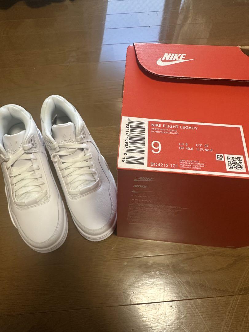 Nike Flight Legacy ホワイトシューズ Nike Flight Legacy White メンズ - BQ4212-100 - JP