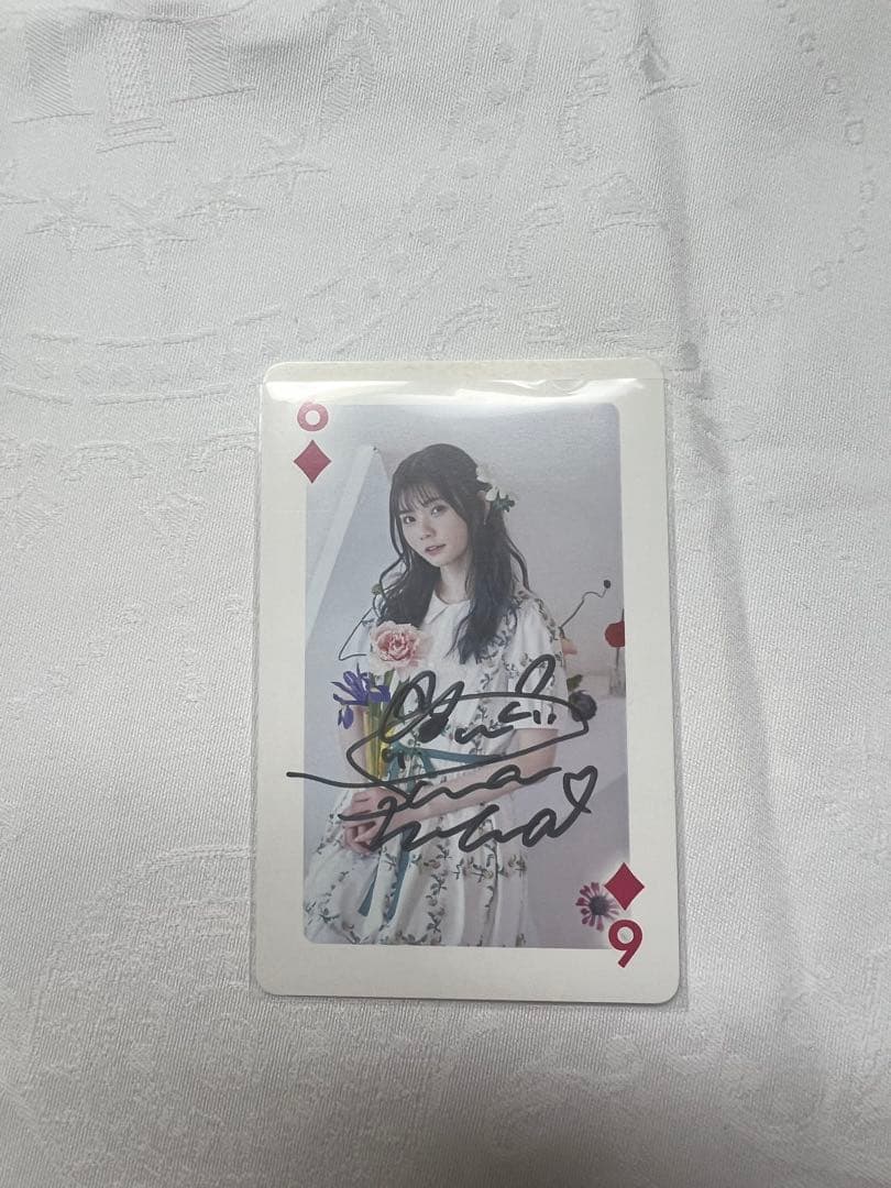 諏訪ななか 直筆サイン入りトランプカード♢6目立った傷や汚れなし