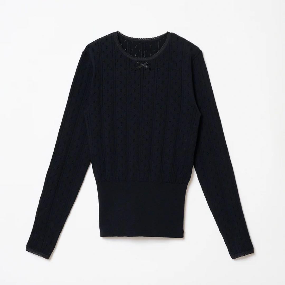 美品♪ THE SHISHIKUI eyelet long / BLACK