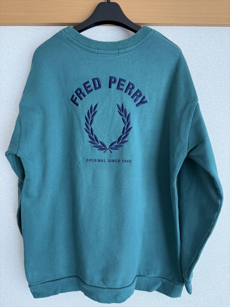 FRED PERRY BEAMS 別注 グリーン スウェット M